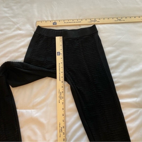 Cristina V Unique Design Glamorous Sexy Black Pants Leggings Size M - Picture 8 of 11